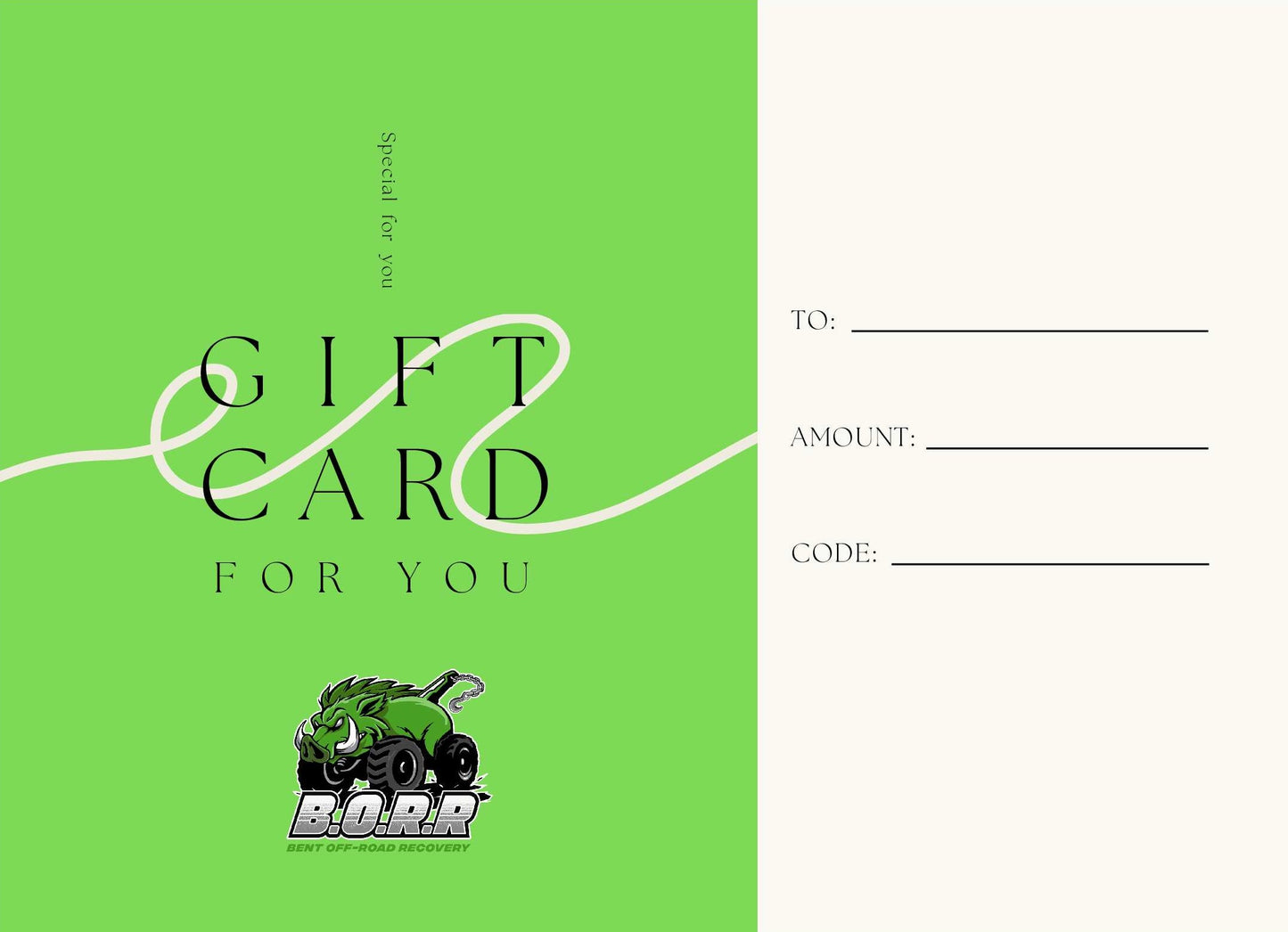 BORR Gift Card