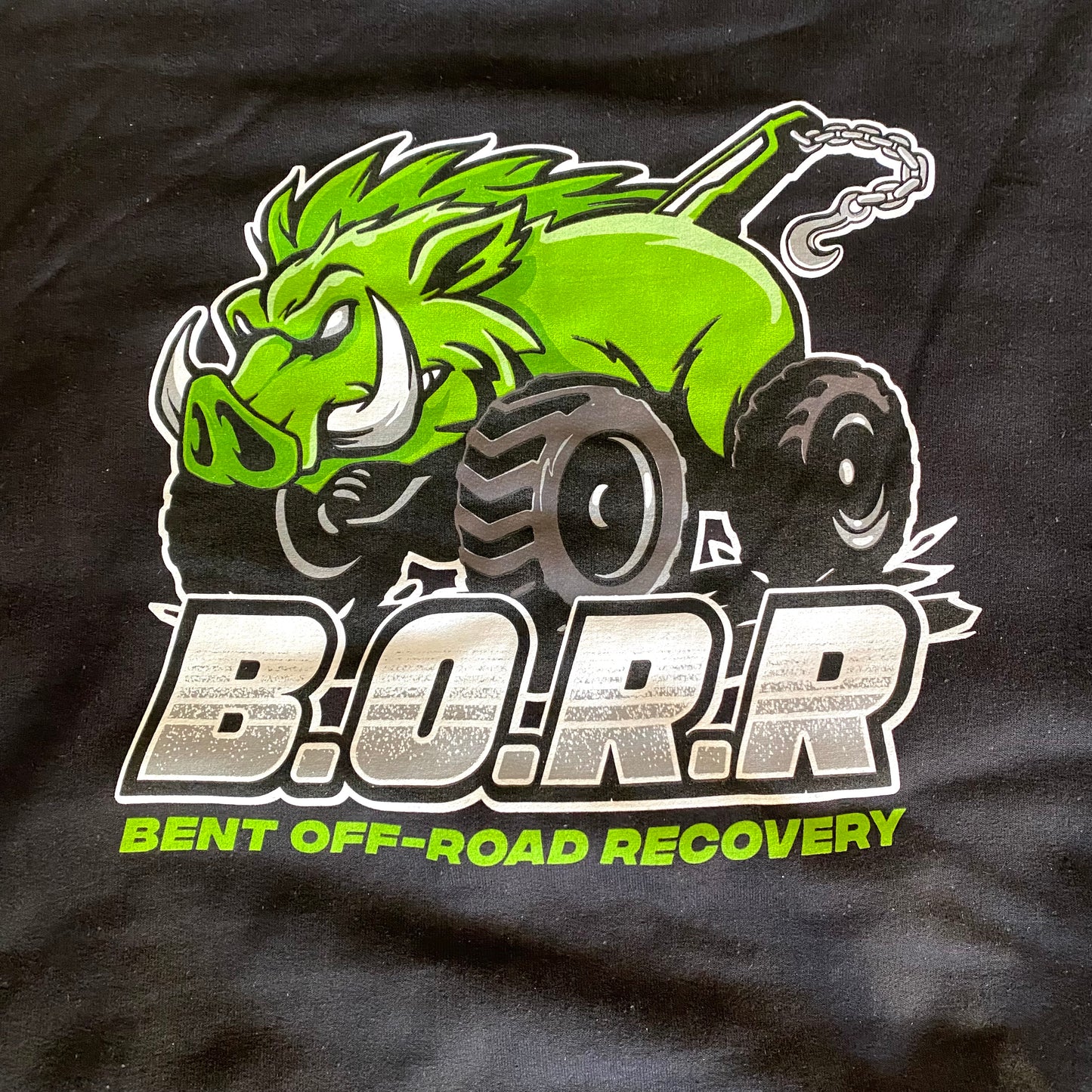 BORR - Black Pullover Hoodie