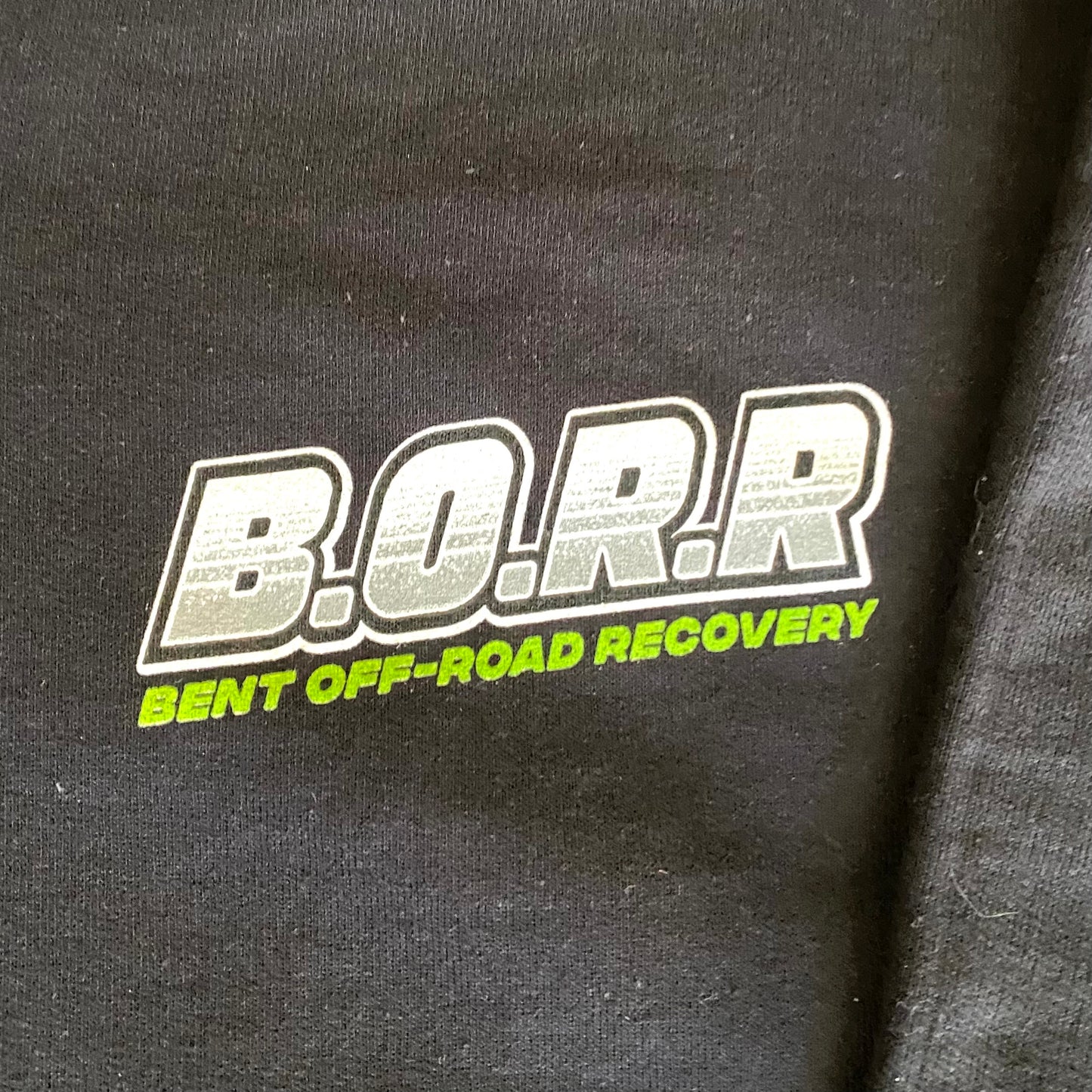 BORR - Black Zip Up Hoodie